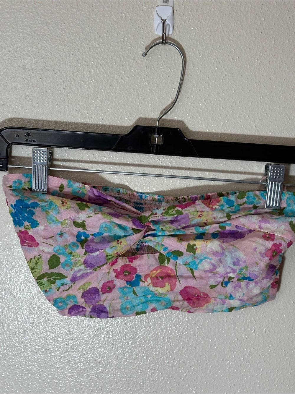 Floral Bandeau Tube Top - Pink Multi